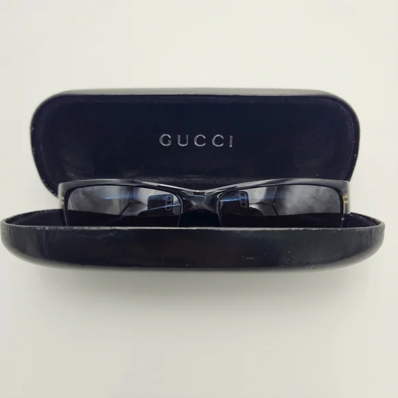 Gucci Sunglasses GG 2492/S E2K 57-15 135 Angular Grey Blue Optyl - Picture 3 of 11